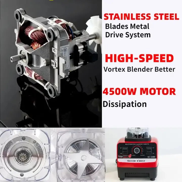 Silver Crest SC-1589 Commercial Blender (2.5 Liter)