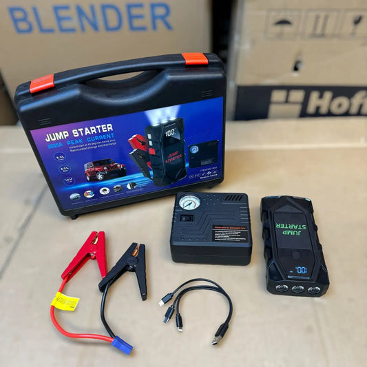 2-in-1 Car Jump Starter and Tire Inflator