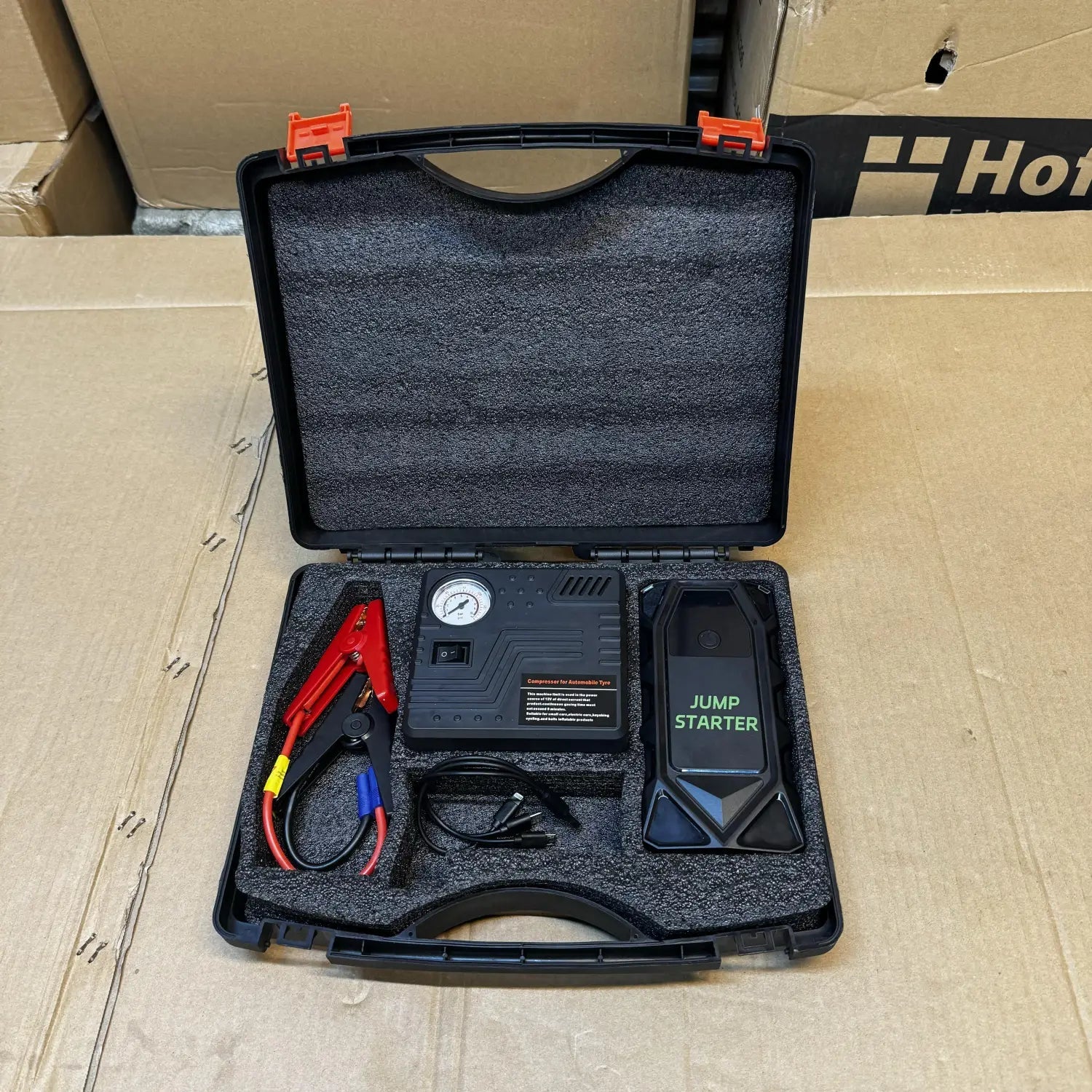 2-in-1 Car Jump Starter and Tire Inflator