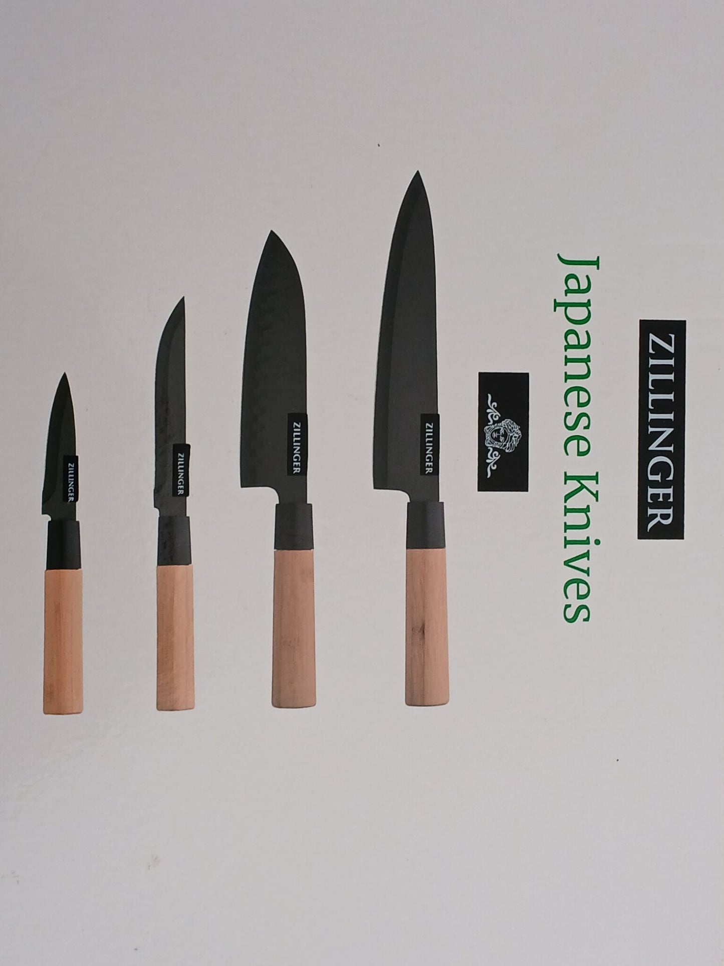4Pcs Japanese Zillinger Knife Set
