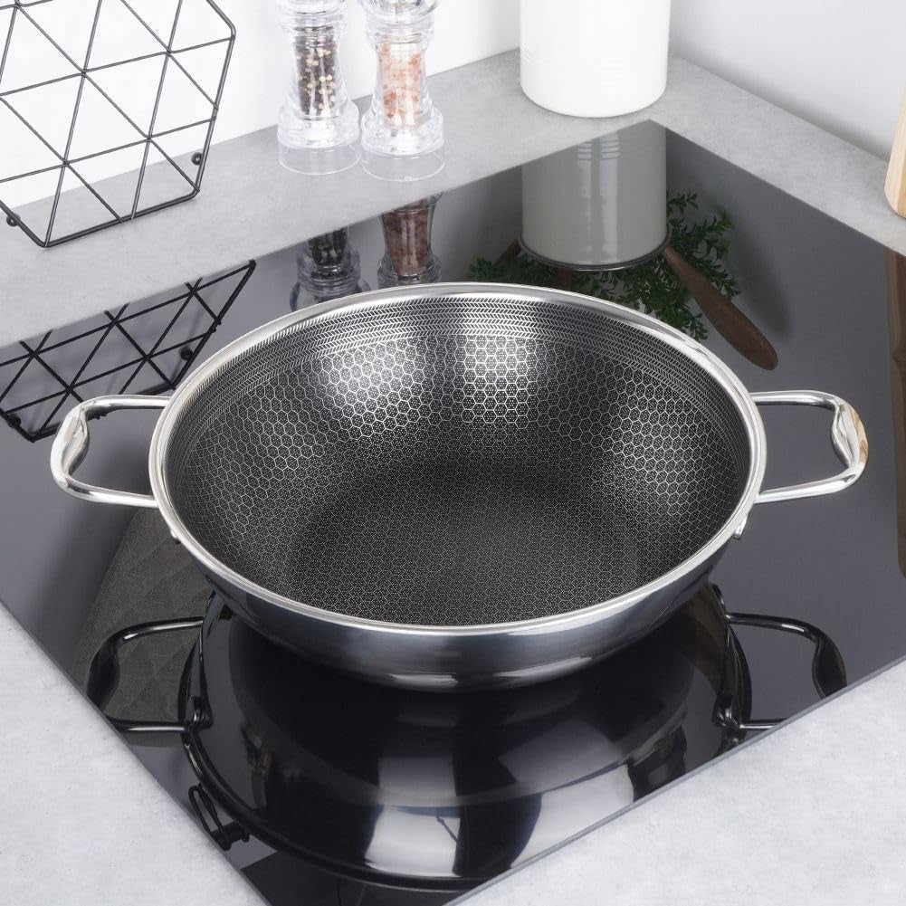 24CM Non-Stick Honeycomb Pan - Perfect Cooking Companion