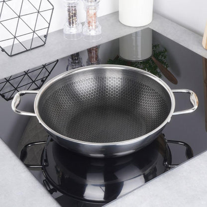 24CM Non-Stick Honeycomb Pan - Perfect Cooking Companion