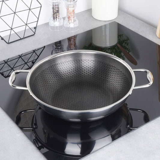 24CM Non-Stick Honeycomb Pan - Perfect Cooking Companion