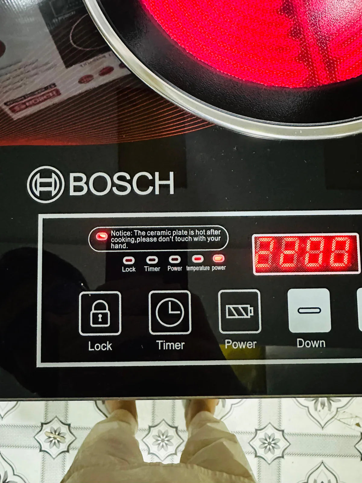 Bosch Premium Infrared Cooker 2200 Watt