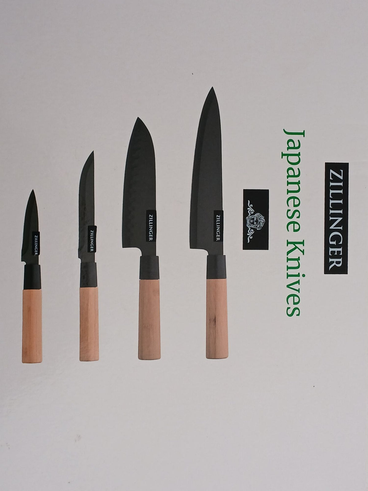 4Pcs Japanese Zillinger Knife Set - in use