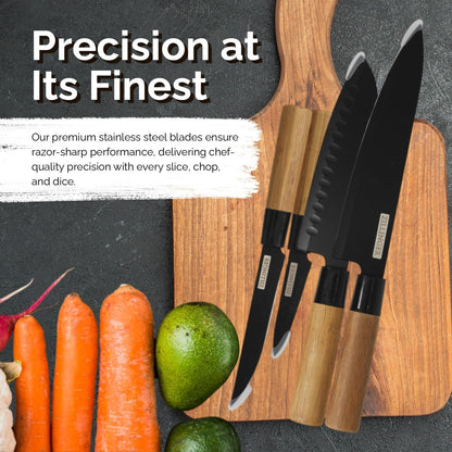 4Pcs Japanese Knife Set - extra view 1