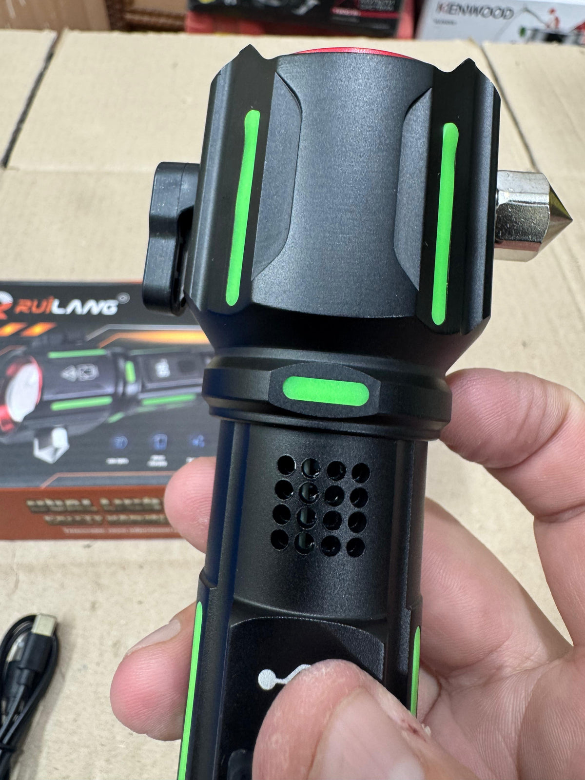 5.11 Lamp Emergency Flashlight 1km Range - top view