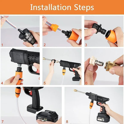 Pressure Washer Gun Rechargeable 48V - Car Washer Pump