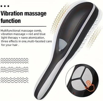 Electric Scalp Massage Brush, Scalp Massager, Hair Massager Comb with Soft Rubber