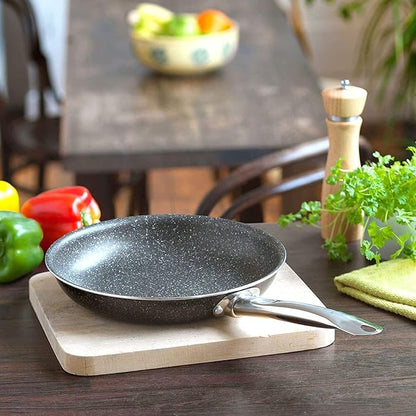 Uakeen 24, 26 & 28CM Granite Frying Pan