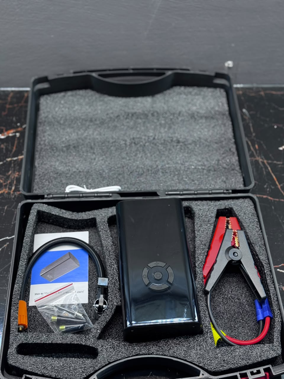 Multi-Function Car Jump Starter HW-0353 with Air Compressor