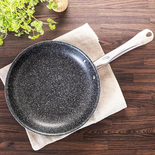 Uakeen 24, 26 & 28CM Granite Frying Pan