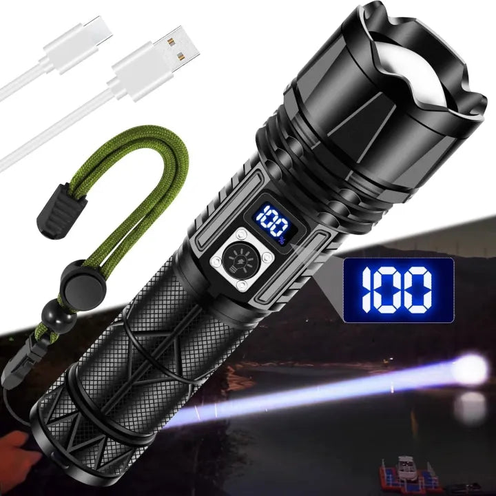 SLH-891 Zoom White Laser Flashlight