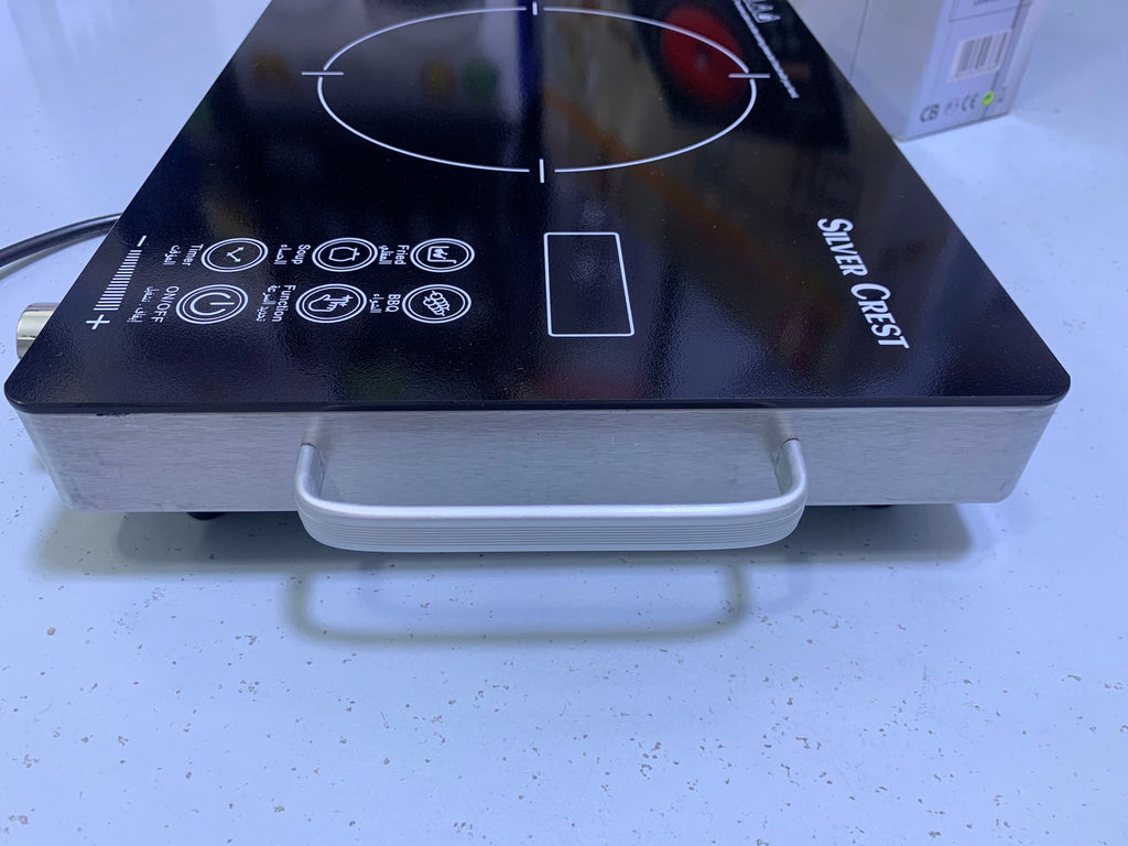 Silver Crest Electric Ceramic Hot Plate – Safe, Stylish & Quick Cooking