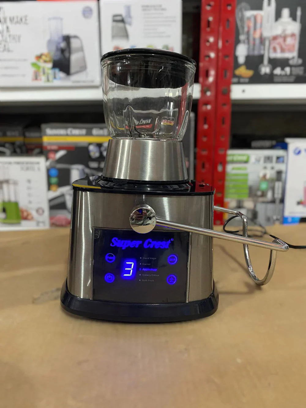 Super crest 4 in1 Digital Display juicer ,blender and grinder -2200 watt