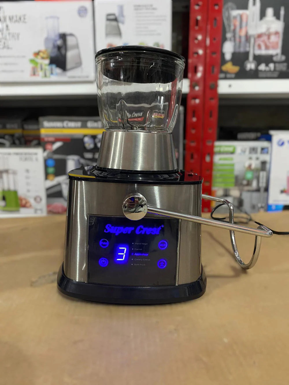 Super crest 4 in1 Digital Display juicer ,blender and grinder -2200 watt