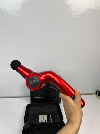 Folding Massager Gun LE8 – Compact Design with Digital Display & 6 Massage Heads