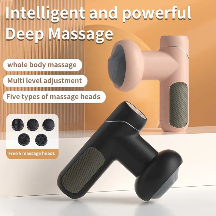 Portable Intelligent 5-Headed Booster Gun Best Budget Whole Body Deep Rolling Massage Machine