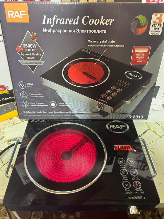 RAF Infrared Cooker & Hot Plate– Burner Control – 3500W