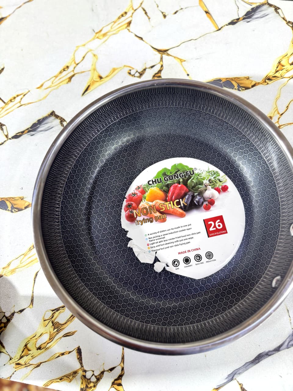 Luxury Honeycomb Non Stick Fry Pan | 24 • 26 • 28 CM