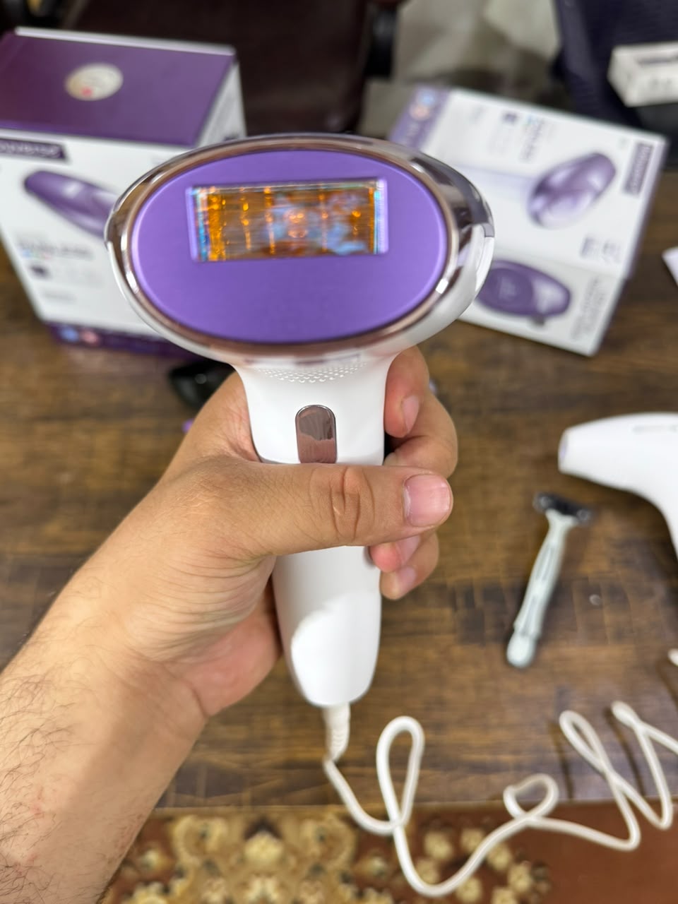 Babyverse Professional IPL Hair Removal Device – Painless Ice-Cooling Laser Hair Removal (990,000 Flashes)