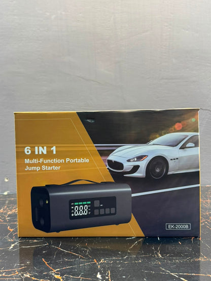 6-in-1 Multi-Function Portable Jump Starter