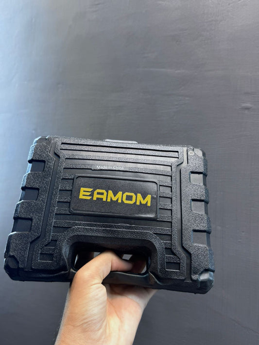 EAMOM cordless electric screwdriver and drill tool kit - bits and accessories