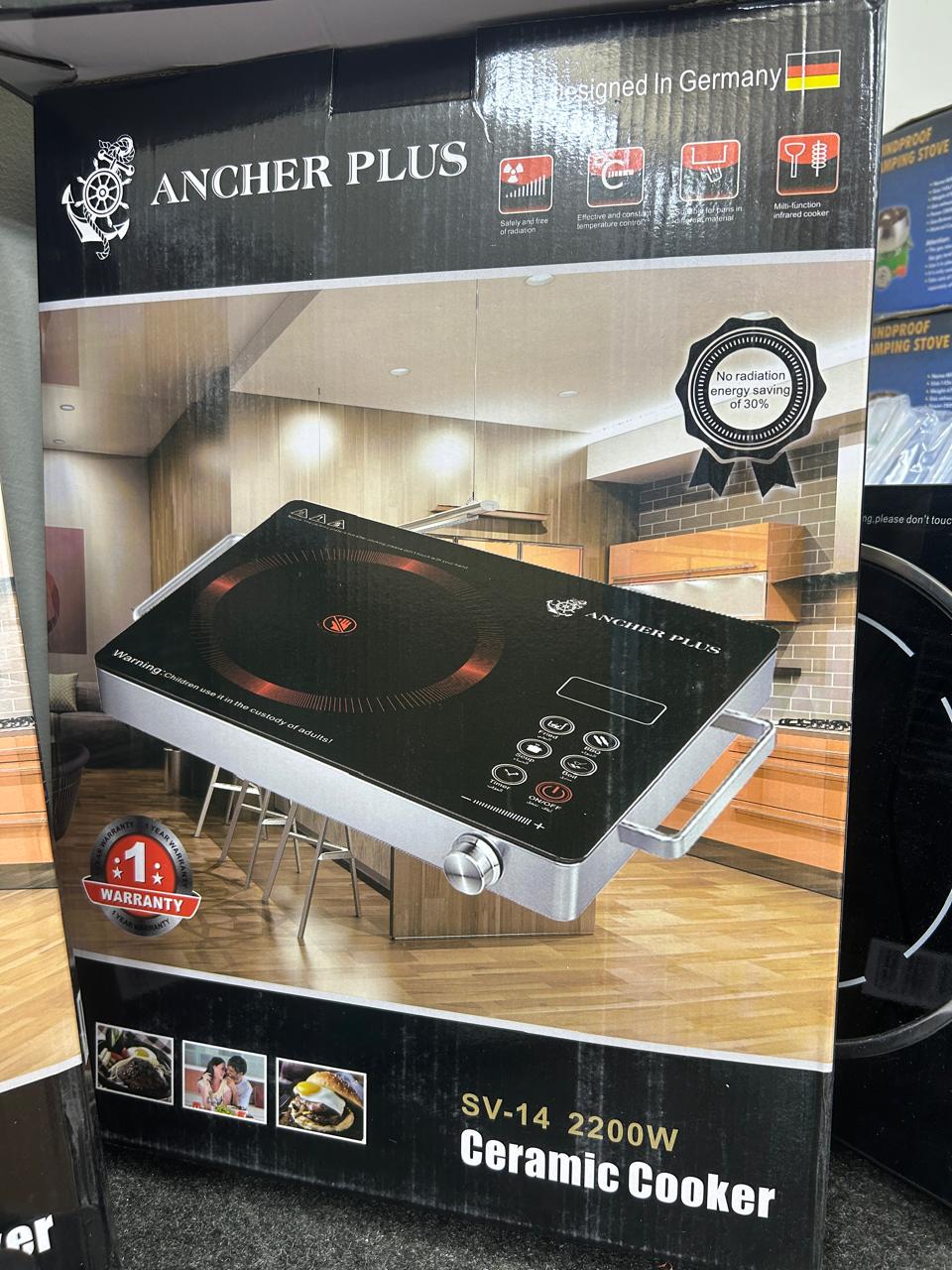 Ancher plus hot plates – 2200W