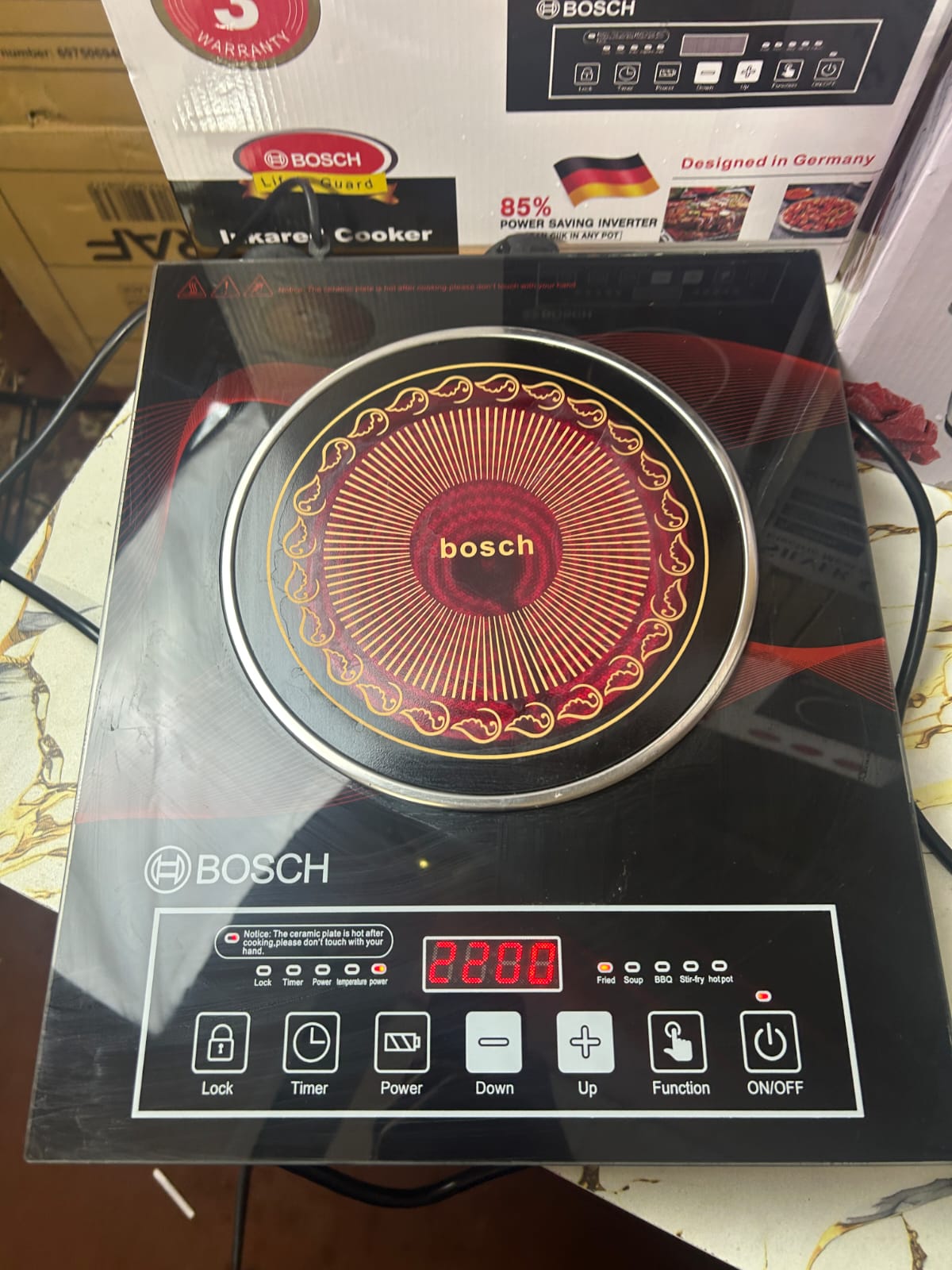 Bosch Premium Infrared Cooker 2200 Watt