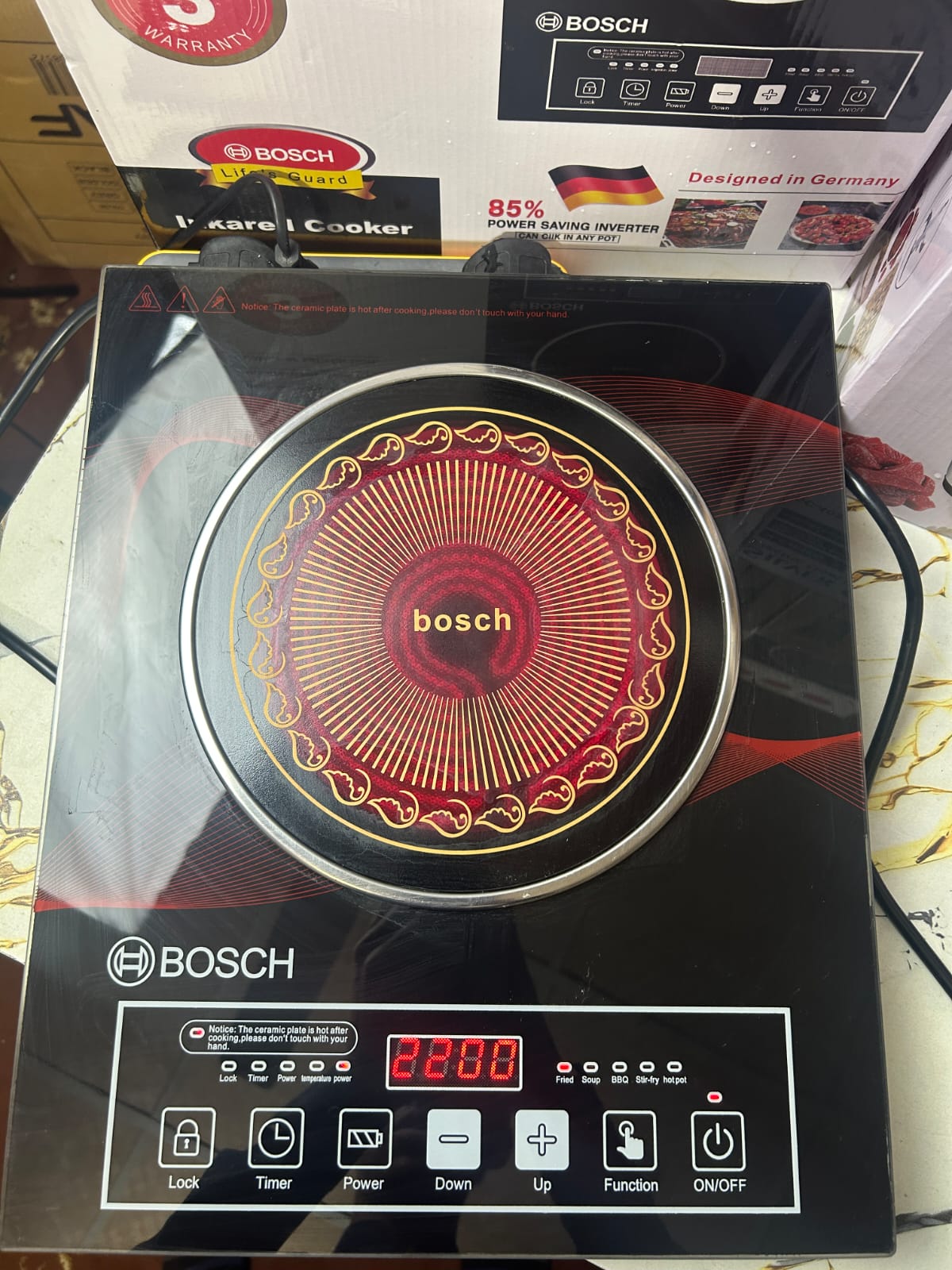 Bosch Premium Infrared Cooker 2200 Watt