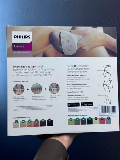 Philips Lumea IPL 9000 Series Hair Removal Device