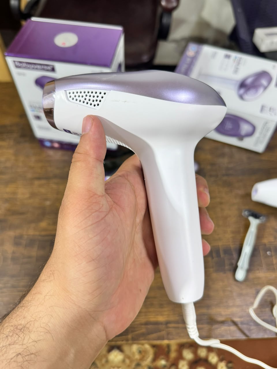 Babyverse Professional IPL Hair Removal Device - side view
