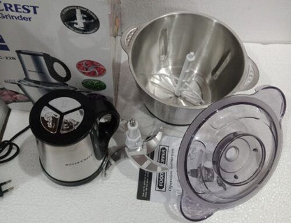 Silver Crest  Multi Functions Meat Chopper (3 Litr) Steel Bowl