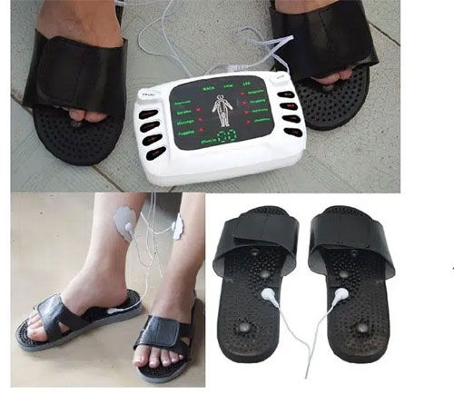 Blueidea Electronic Pulse Massager BLD-321 - in use