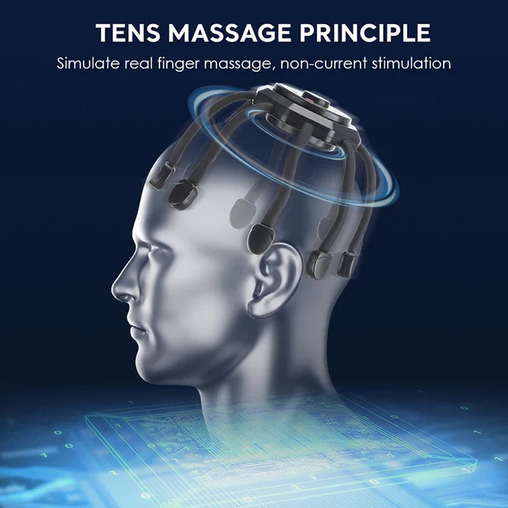 Comforelax Electric Octopus Claw Scalp Massager - side view