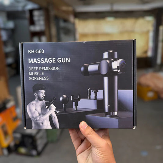 Powerful Deep Tissue Massage Gun – Multi-Speed Muscle Relief for Gym & Home