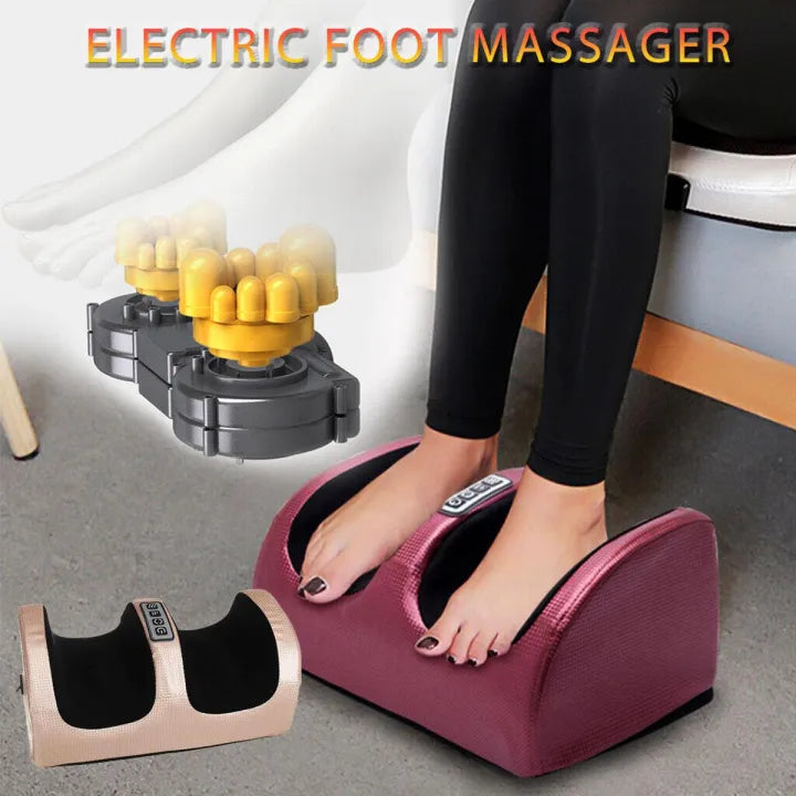 Electric Heated Foot Massager Kneading - side view