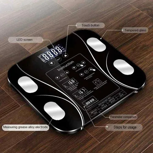 Healthy Weight Scale Smart Bluetooth Body Scale 180kg - side view