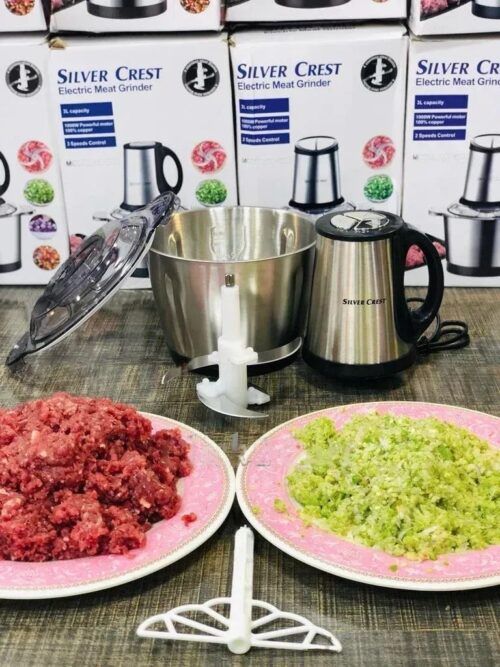 Silver Crest  Multi Functions Meat Chopper (3 Litr) Steel Bowl