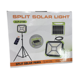 JLP-2192 Split Solar Light with Tripod and Remote - in use