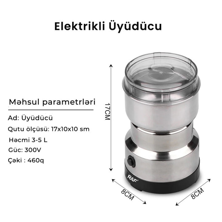 Kenwood Coffee Grinder KN-800 Stainless Steel Bowl - in use