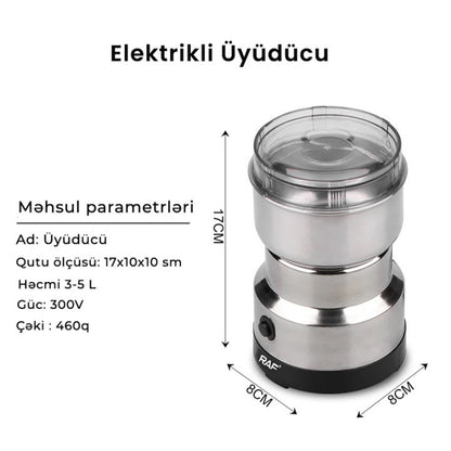 Kenwood Coffee Grinder KN-800 Stainless Steel Bowl - in use