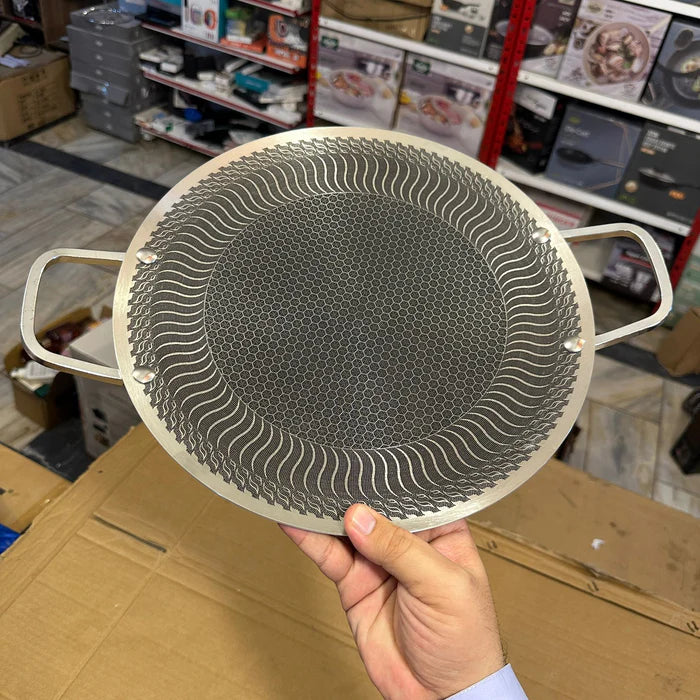 Laser Crafted Tawa 15 Inch - in use