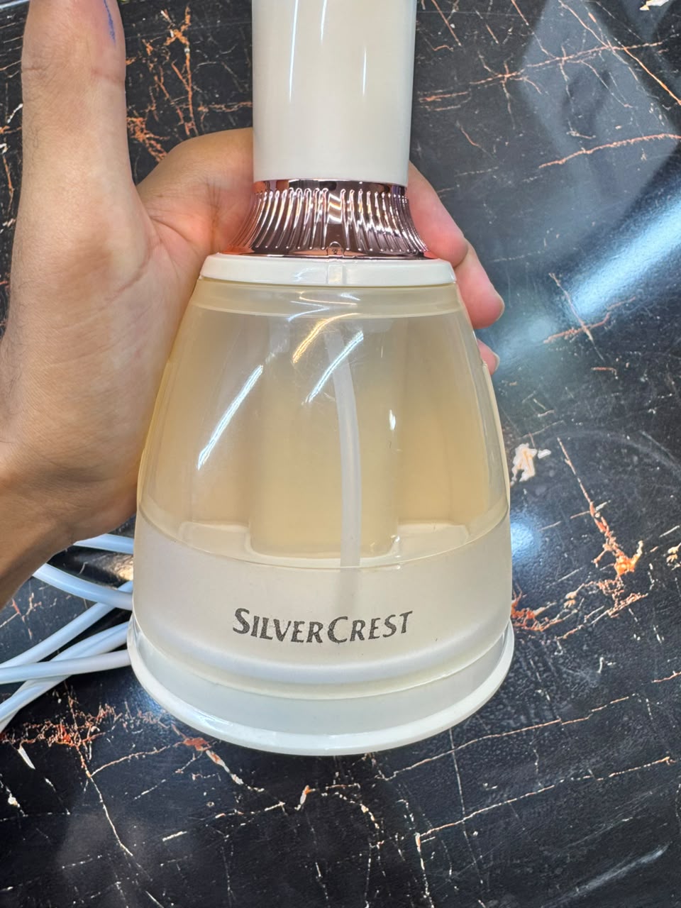 Silver Crest Handheld Garment Steamer SC170P - top view
