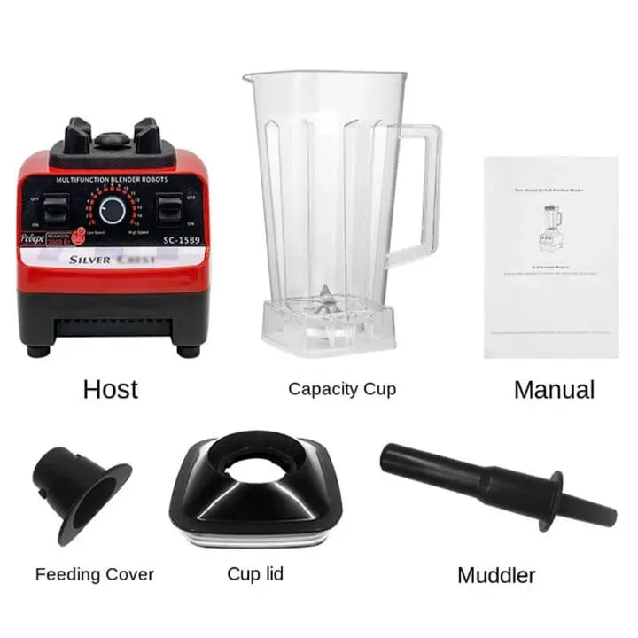 Silver Crest SC-1589 Commercial Blender jar and blades