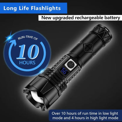 SLH-891 Zoom White Laser Flashlight 8 Hour 5000M - side view