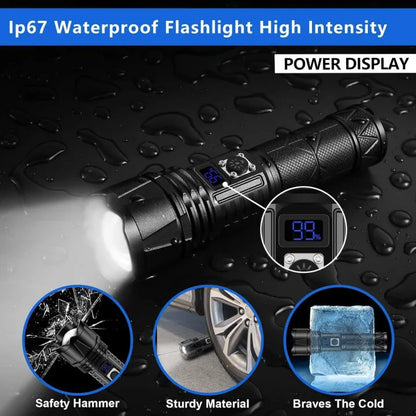 SLH-891 Zoom White Laser Flashlight 8 Hour 5000M - close up