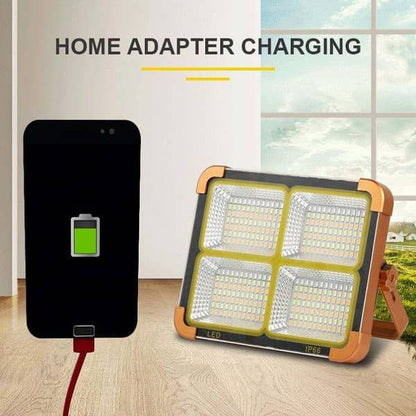 W7119-3 Solar-Powered Work Light - in use