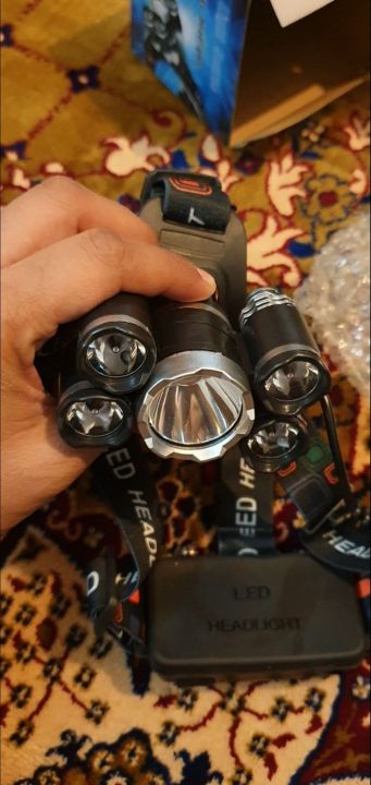YD-959 LED Head Light Telescopic Zoom - front view
